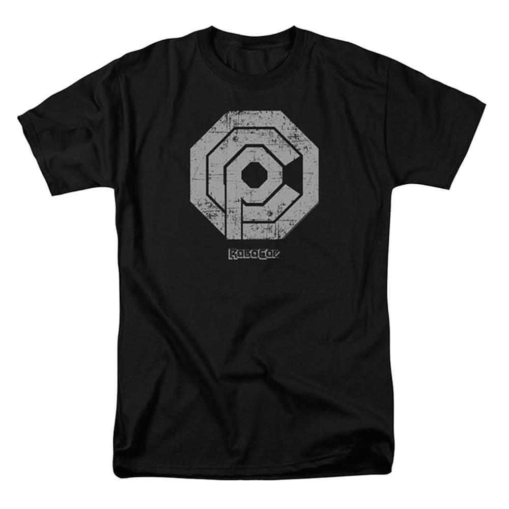 Robocop Unisex Adult Ocp Distressed Logo T-Shirt