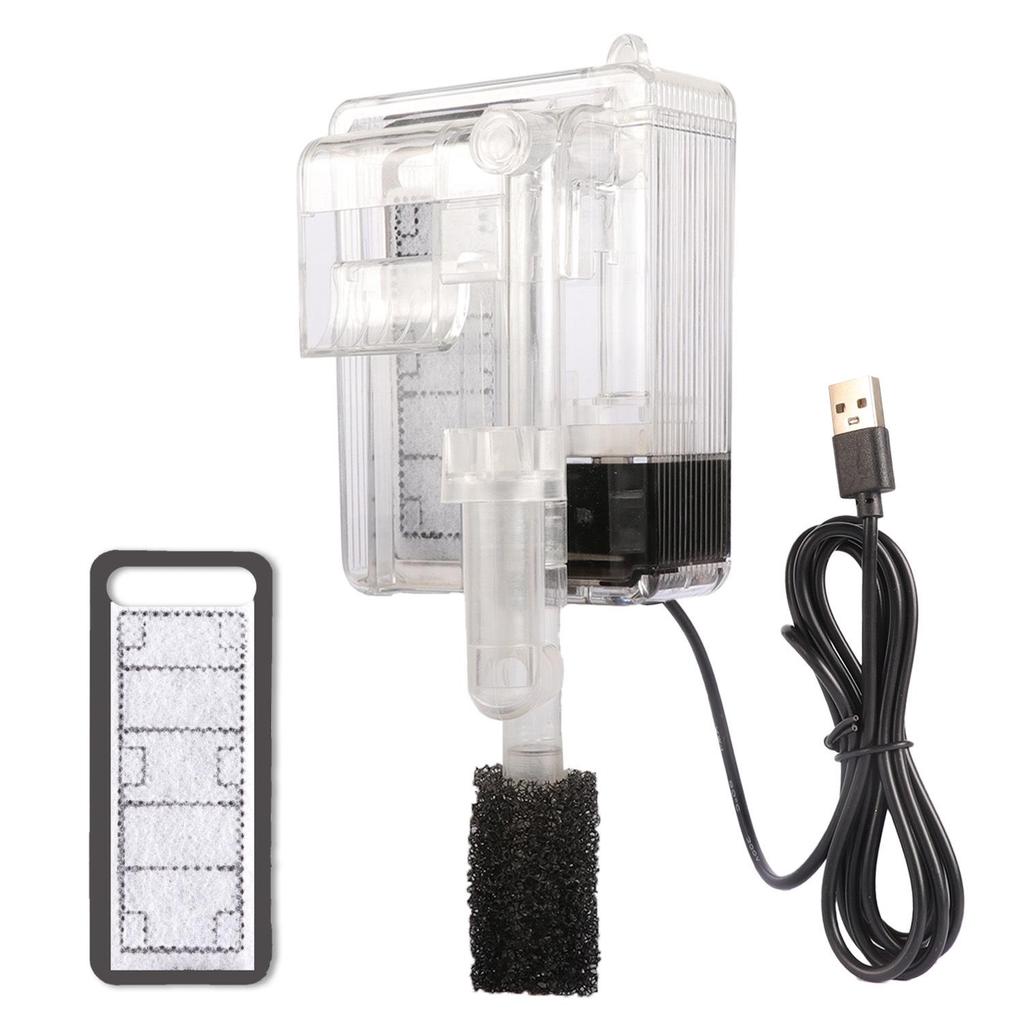 Ричжао Настенный Тонкий Водопад Скиммер для Масляной Пленки и Внешний Фильтр для Аквариума.