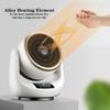Electric Heater Portable Heating Fan Mini Desktop Air Cold Warm Heater Fan Winter 3 Gears Remote Control Wide for Home