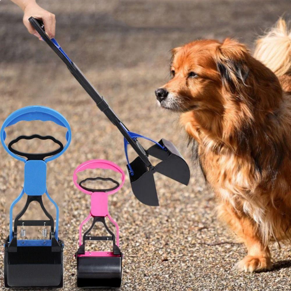 Comfortable Handle Pet Poop Scooper Large Capacity Animal Waste Shovel Dog Pee Pad Holder  Outdoor