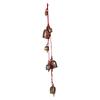 Handmade Rustic Bells Wind Chimes for Outdoor Patio 55inch, Farmhouse Door Decor, Christmas Ornaments, Boho Hanging Bell with Soothing Chime