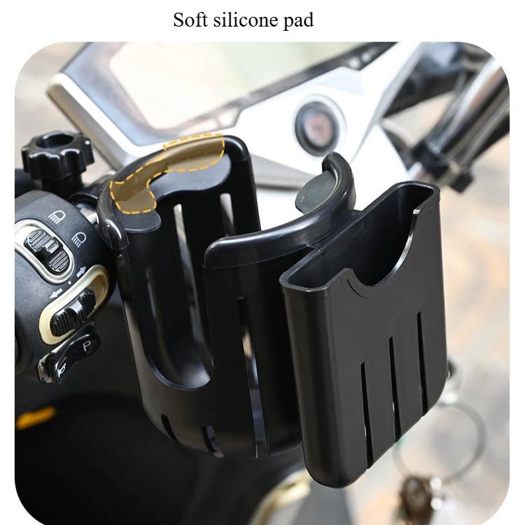 Universal 2-In-1 Cup Holder + Phone Holder For Strollers, Bicycles,Adjustable Drink Holder For Bike