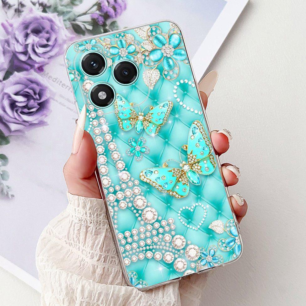 Clear For Honor 400 Lite Case ABR-NX1 Cute Cartoon Luxury Fashion Cool Soft TPU Bumper Cover For Honor 400Lite Phone Case Funda