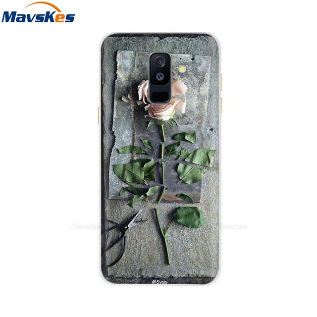 Силиконовый чехол для Samsung Galaxy A6, чехол для двух SIM-карт, Sm A600 A600f, чехол для Samsung A6 Plus A605 A605f, чехол