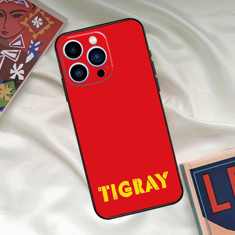 Tigray Flag Theme Phone Case For iPhone 15 14 12 11 13 16 17 Pro Max 15 16 Plus 13 Mini 16e 17 Air Funda Cover