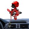 Car Air Diffuser Clip Car Air Diffuser Freshener With Shaking Head Design Long-Lasting Car Cartoon Propeller Air Freshener