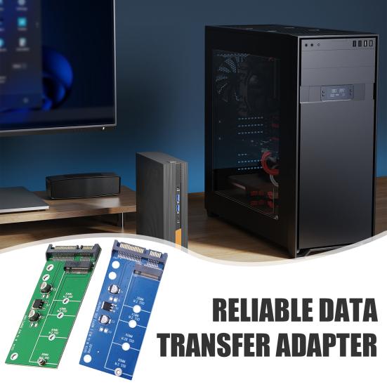 Адаптерная карта M.2 SSD к SATA Высокоскоростная передача Рассеивание тепла Простая установка Конвертер твердотельного накопителя