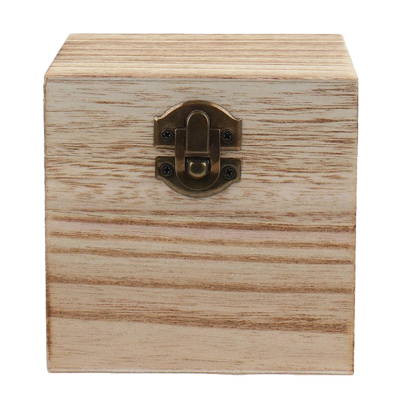 Ретро-шкатулка для хранения украшений, органайзер, коробка-раскладушка из натурального дерева, прямоугольный чехол
