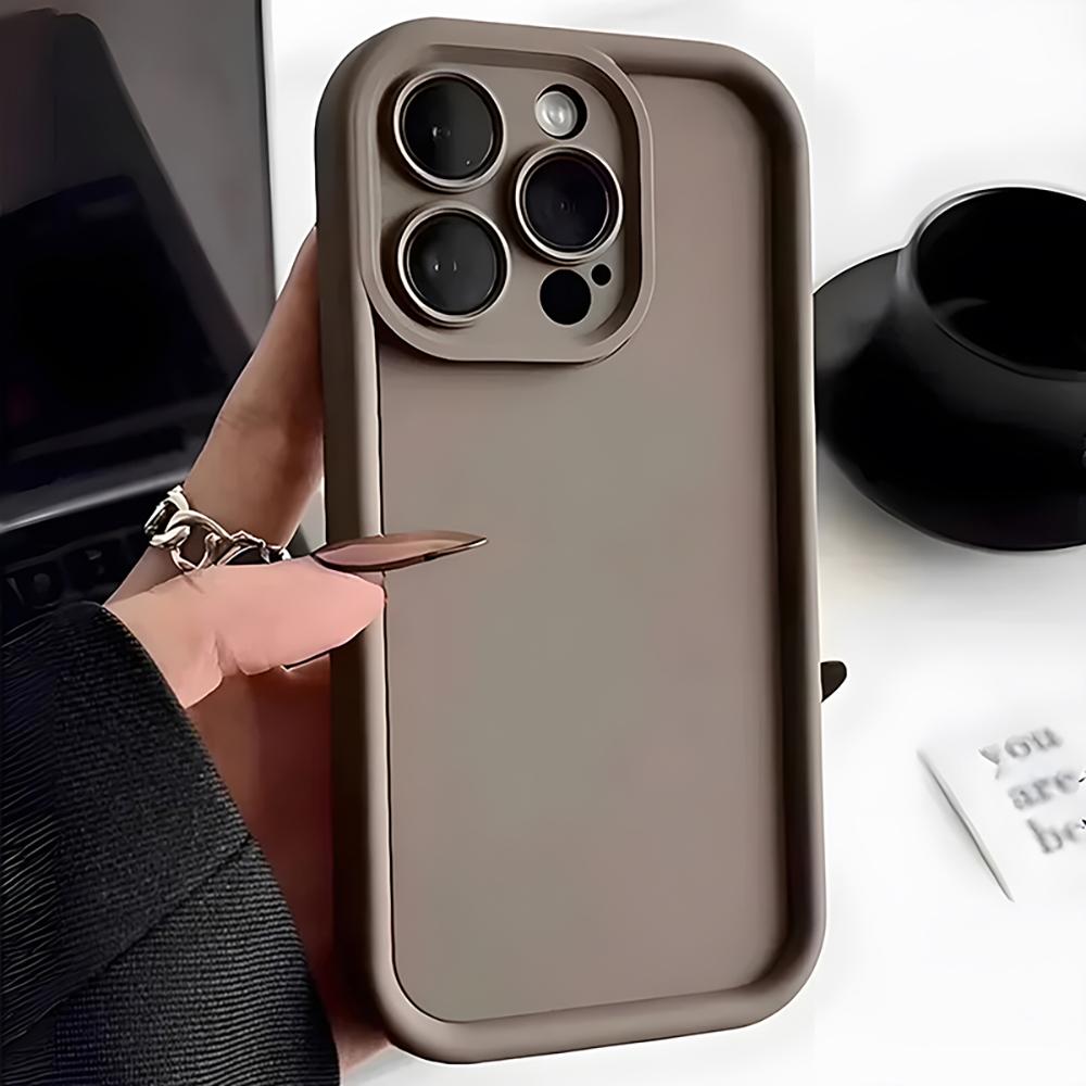 Luxury Thicken Liquid Silicone Phone Case For iPhone 15 14 13 12 11 Pro Max Case For iPhone 15 Plus Shockproof Bumper Soft Cover