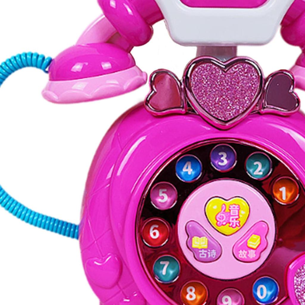Baby Phone Toy Kids Musical Gift Hand Eye Coordination Pretend Play Princess