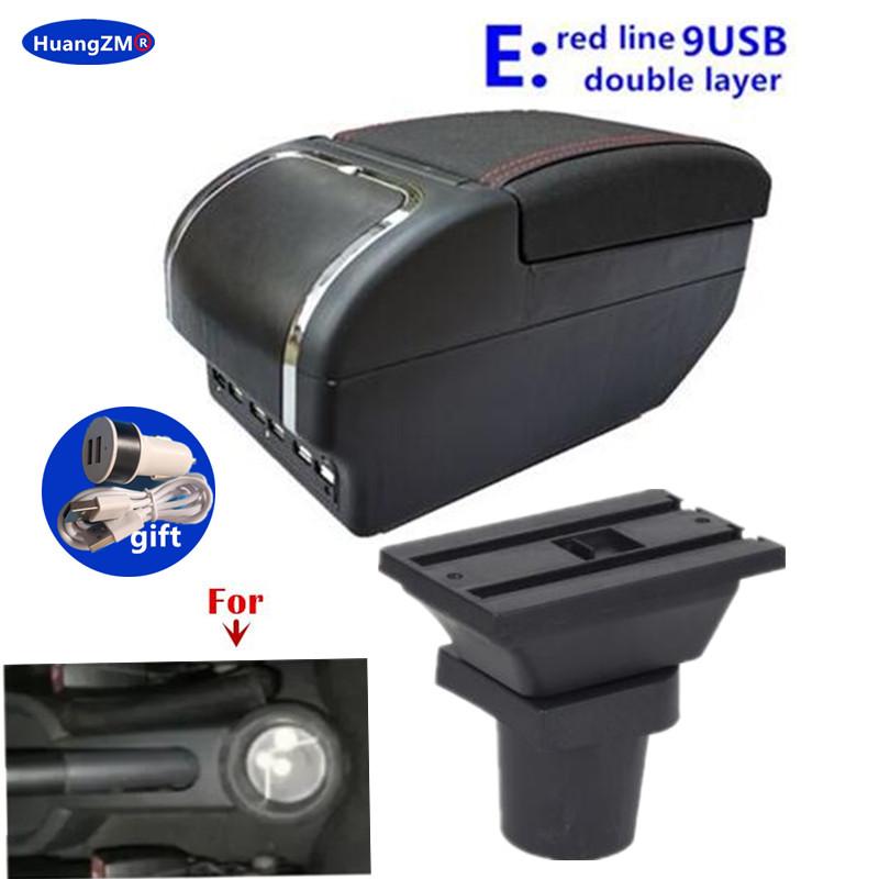 Для Mitsubishi Colt Z30 Подлокотник двойной Центральный ящик для хранения подстаканник USB-интерфейс Специальные Дополнительные автомобильные аксессуары