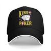 Стильная унисекс бейсболка King of Poker, Тракер, Snapback, Кепка папы, Шляпы для покера и гольфа