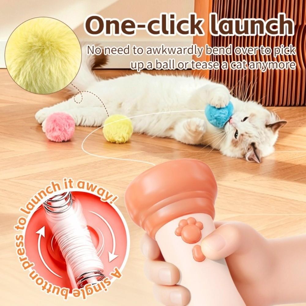 Flashlight Shape Cat Teaser Wand Retractable Rope Electric Cat Teaser Cat Catching Device Exercise