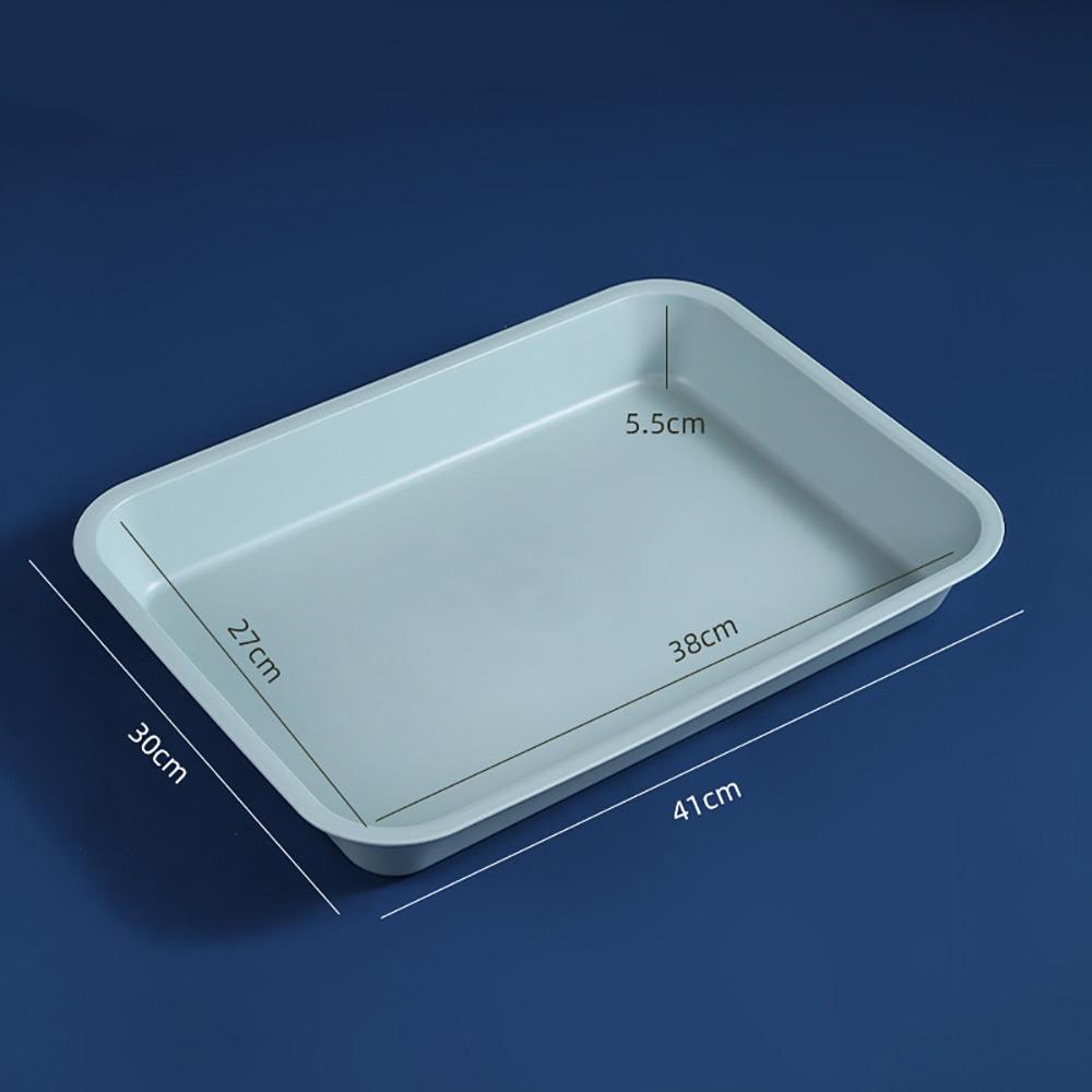 High Quality Multicolor Serving Tray Plastic Rectangle Storage Tray Anti-Slip Multi-sizes Food Tray Fruit Dessert