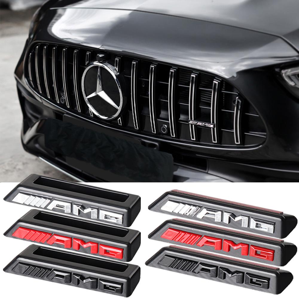 1 шт. 3D ABS Значок AMG Наклейка на решетку радиатора автомобиля Для Mercedes Benz Amg X156 W204 W205 W203 W211 W212 W169 GLC CLK CLA A180