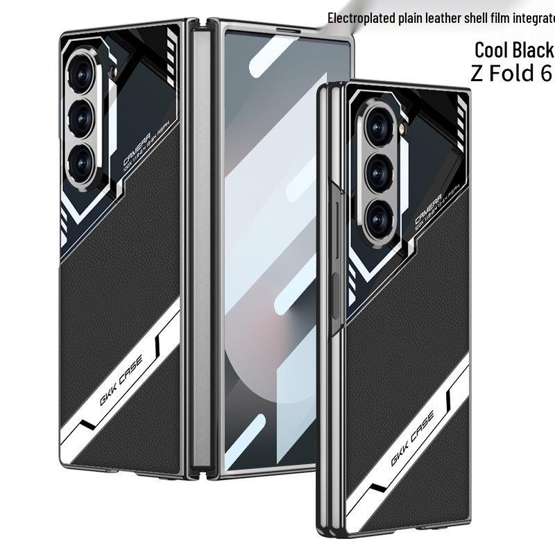 Электролитический кожаный чехол для Samsung Z Fold6 - Противоударный, Дизайн для киберспорта.