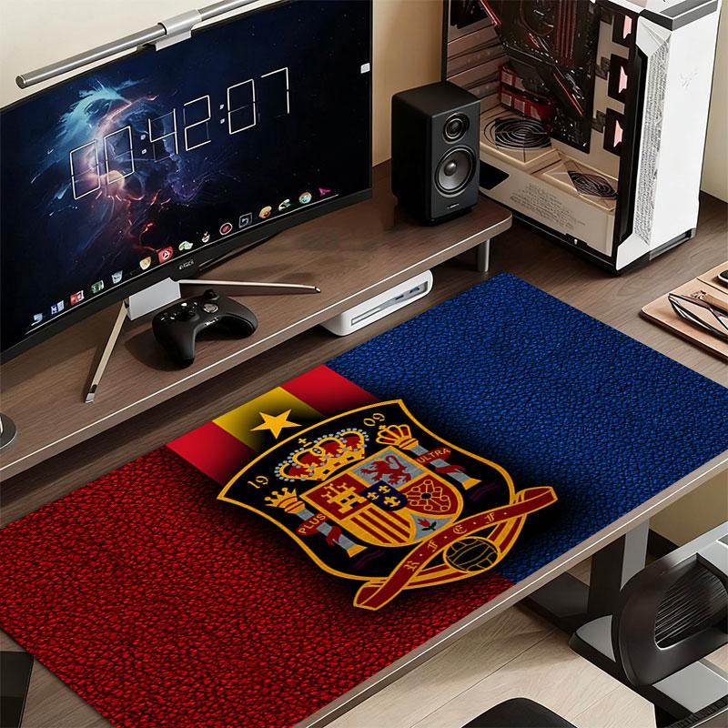 Spain Art Mouse Pad, Large Gaming Desk Mat, Non-slip XXL Mousepad for Laptop & Tablet, Mini PC Playmat with Stitched Edges