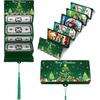 Christmas Cash Gift Envelope Money Gift Card Holder for Cash Surprise DIY Holiday Money Envelope with 10 Slots for Men Women