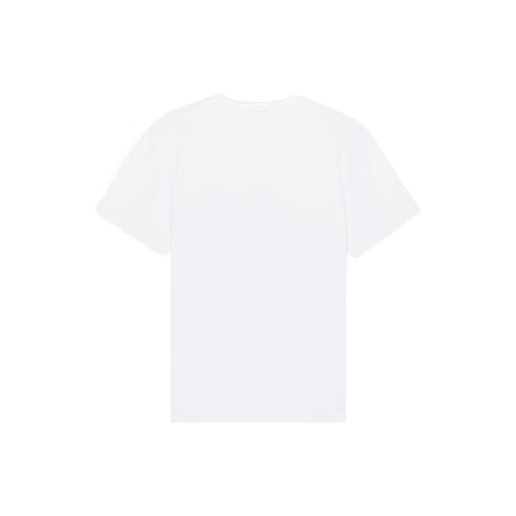 Maison Kitsune SS22 Afternoon Fox Capsule Collection Pattern Printed Short Sleeve T-Shirt Unisex Tops White IU00163KJ0008-P100