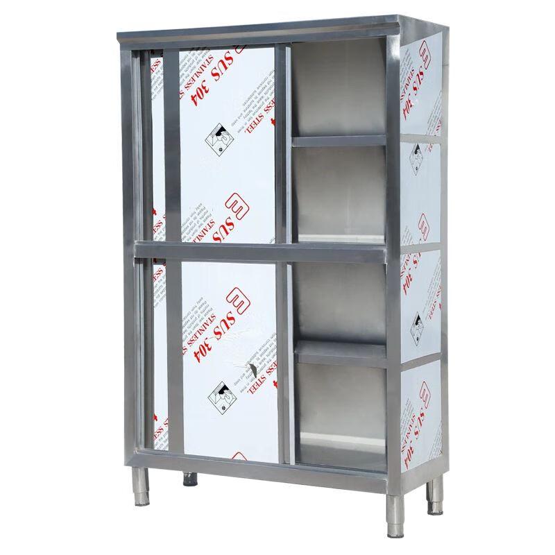 Thickened Stainless Steel Commercial Kitchen Storage Cabinet