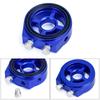 Racing M20X1.5 3/4-16 1/8 NPT алюминиевый манометр масляного фильтра сэндвич-адаптер автомобильные аксессуары