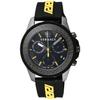 Watch GRECA ACTION CHRONO Black Dial Stainless Steel Sapphire Glass Quartz 45MM Swiss Watch VE3J00322 Yellow [Versace] Men's [Item]