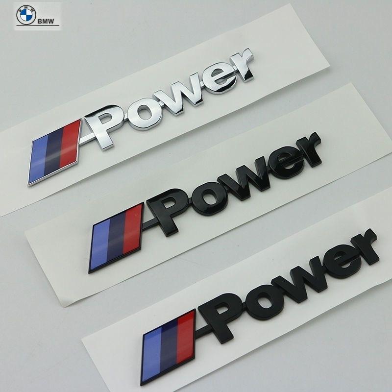 RLEB2 1PCS Car Shield Body Trunk Stickers 3D Metal Emblem Decal For BMW M Power E28 E30 E34 E46 E60 E90 F84 M3 M5 X4 X6 1 3 5 6 Series