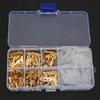 180Pcs Electrical Wire Cable Connector Golden Insert Spring with Insulation Cover Durable(180Pcs Terminal Connector Set