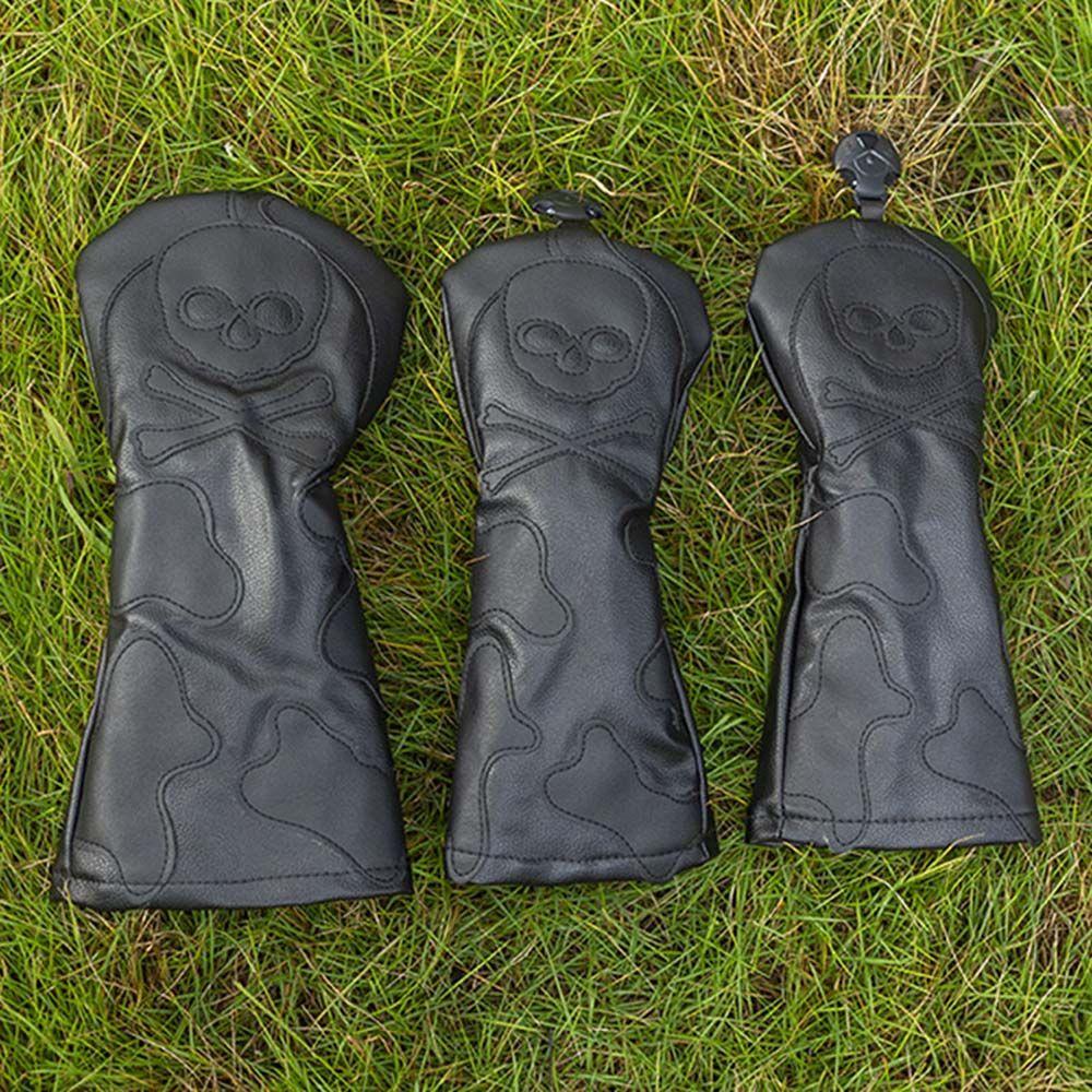 Hybrid Skeleton Golf Club Headcover Club Head Protector Golf Head Covers Skull Golf Putter Cover
