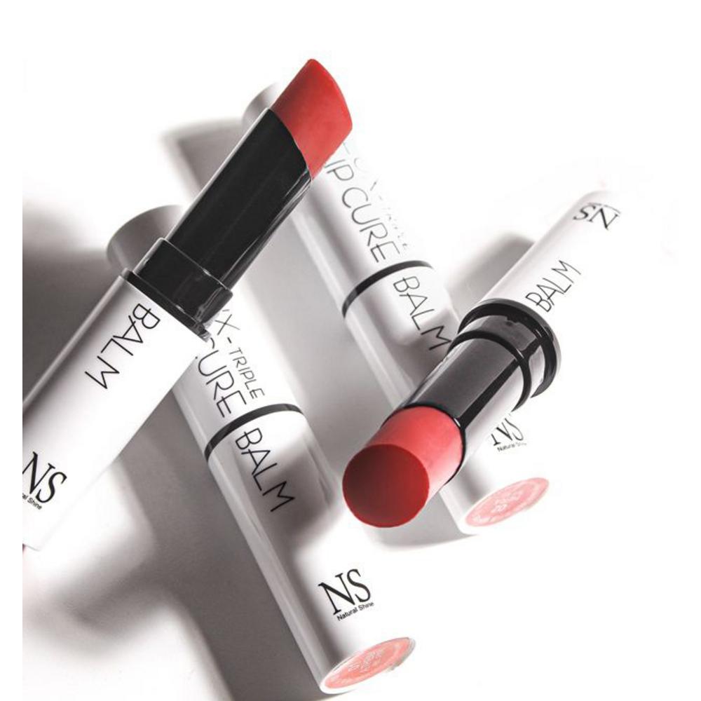 Natural Shine Luxe Triple Lip Cure Balm Glossy 5g, Athena, 1 Piece