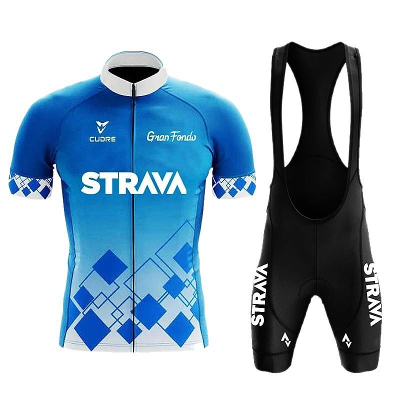 Cycling Suit Quick-drying Short-sleeved Men's and Women's Quick-drying Tops Road Mountain Bike Set  Summer Breathable Cycling Suit Set