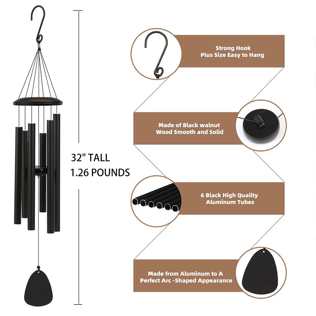Elegant E Decor Modern Aluminum Modern Wind Chime Rich Melody And Outdoor Aluminum Chime Beautifully Complete Wind