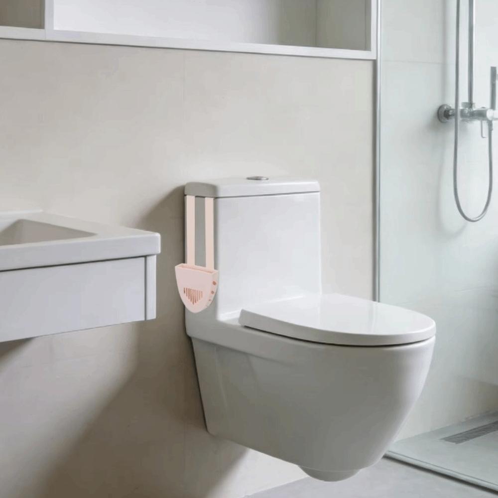 Anti-Slip Toilet Tank Cleaning Tablet Holder Plastic Bleach Tablet Bracket Bathroom