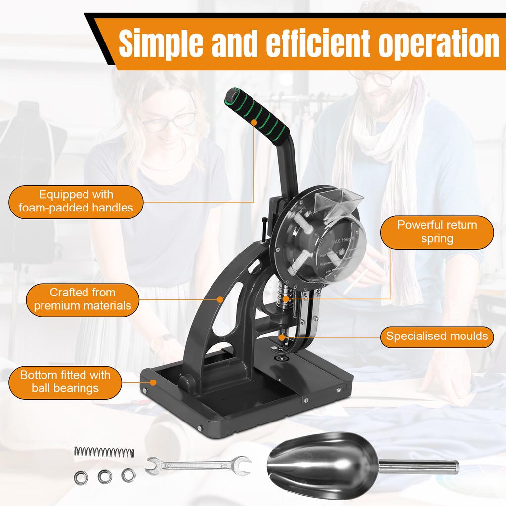 Полуавтоматическая машина для пробивки люверсов на баннерных брезентах 8 мм Металлическая пресс-машина для люверсов для ткани, кожи, баннеров, DIY-проектов