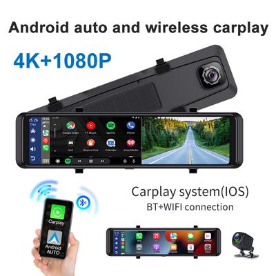 Автомобильный видеорегистратор 4K Dash Cam 4G WIFI GPS IMX415 Зеркало заднего вида 1080P Автомобильная камера Видеорегистратор Парковый монитор