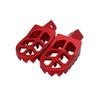 Red Wide Foot Pegs For CRF XR 50 70 110 Pit Bike PW50 PW80 KLX110 TTR50 XR50