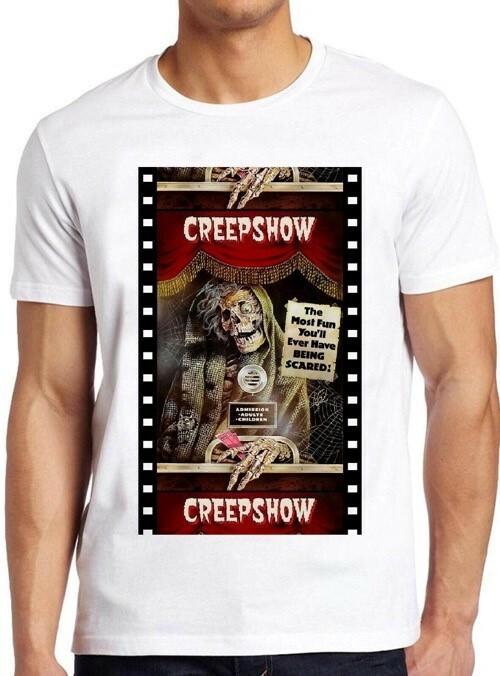 Creep Show Black Comedy Horror 80s Halloween Skull Funny Tee T Shirt M26