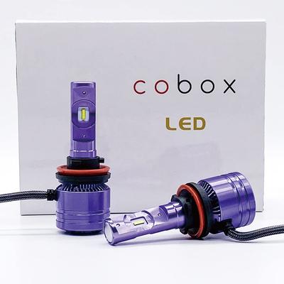 Cobox Светодиодная фара 6000K Взрывной свет 16000лм Высокая яркость Светодиодный чип CSP Оснащена противотуманным светом Пригодна для техосмотра автомобиля Совместима с H8/H9/H11