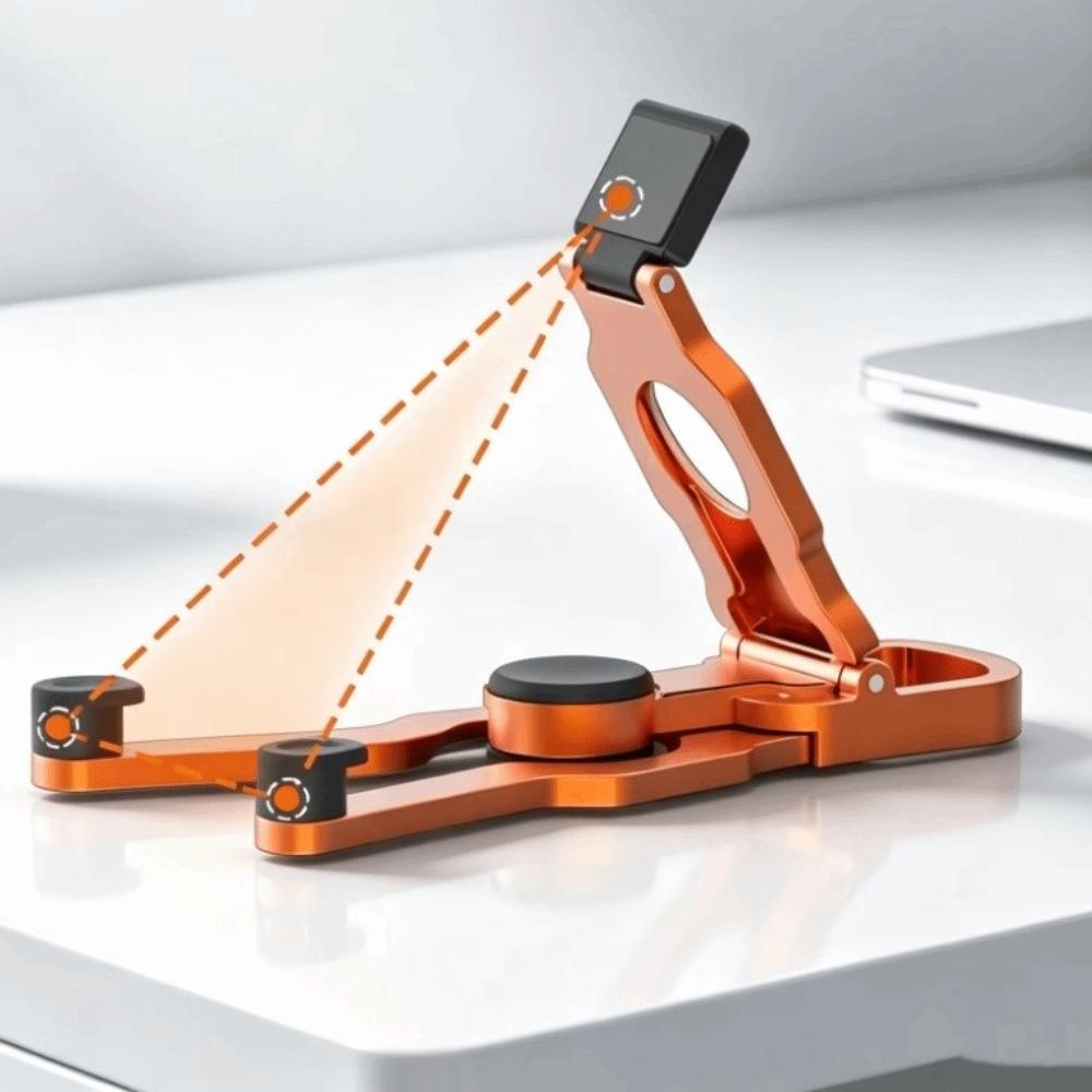 Adjustable Cell Phone Holder Metal Fidget Spinner Desktop Mobile Phone Holder Portable Carry