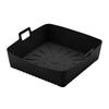 XXL 9-дюймовая силиконовая корзина для фритюрницы Cosori/Ninja 6-8QT - квадратный многоразовый поднос, пригодный для использования в духовке, можно мыть в посудомоечной машине, не содержит масла