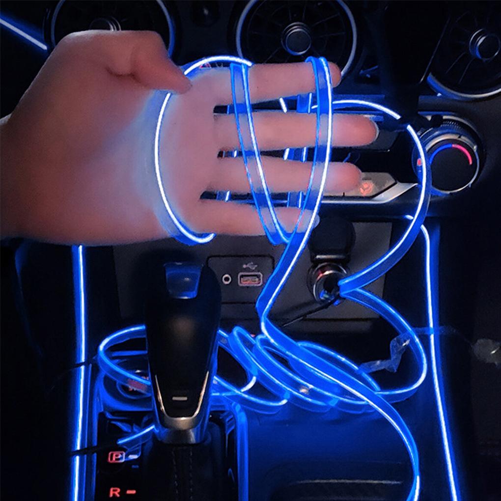 Автомобильная светодиодная лента Универсальная Цветная USB-интерфейс Сценическая Фонтанная Декоративная Атмосферная Лампа