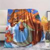 Sky Flare Dragon  Print Flannel Blanket, High quality Comfortable for All Seasons, Home Decor, Warmth and Comfort