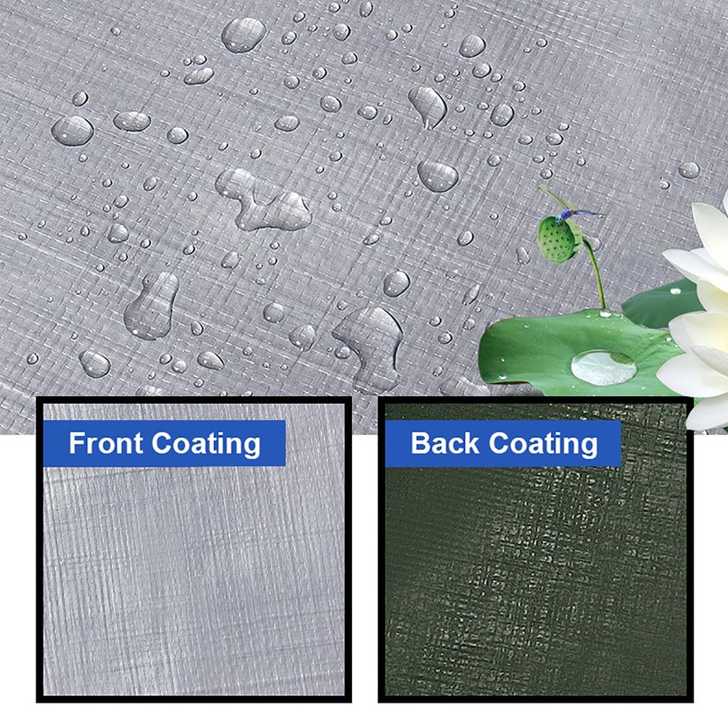 Сверхмощный усиленный брезент, водонепроницаемый полиэтиленовый брезент, наземный лист, палатка для кемпинга, лодка, автомобиль, грузовик, чехол