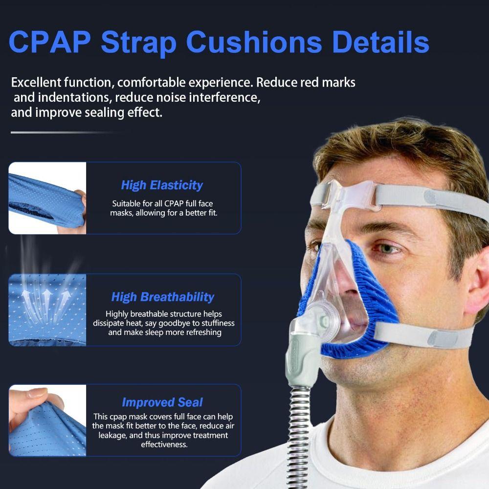 Мягкие накладки для назальной маски CPAP, удобные подушечки для маски на все лицо, уменьшают утечку воздуха