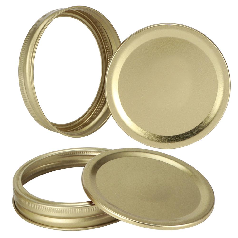 Крышки для консервирования стеклянных банок разъемного типа, круглые пищевые контейнеры, герметичные крышки, кухонные принадлежности