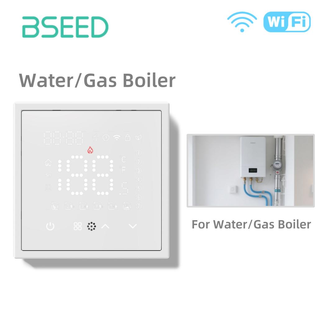 Bseed WiFi Термостат Водяной Электрический Теплый Пол Отопление Газовый Котел Температура Пульт Дистанционного Управления с Google Alexa E Серия