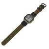 Digital Sport Watch Canvas Strap Luminous Waterproof Retro Sport Watch for Outdoor Sports