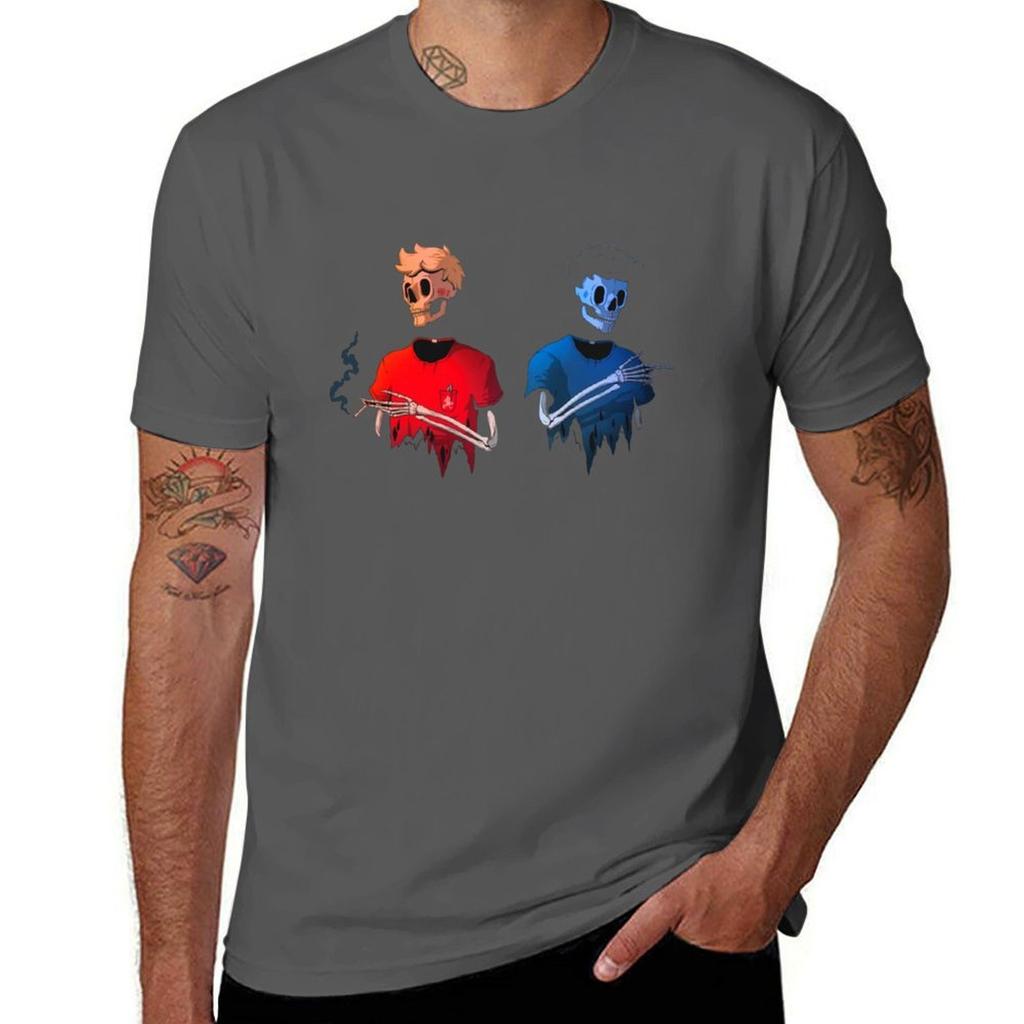 Josh A and Iamjakehill Chaos TShirt Work Wear Simple Tee Shirt