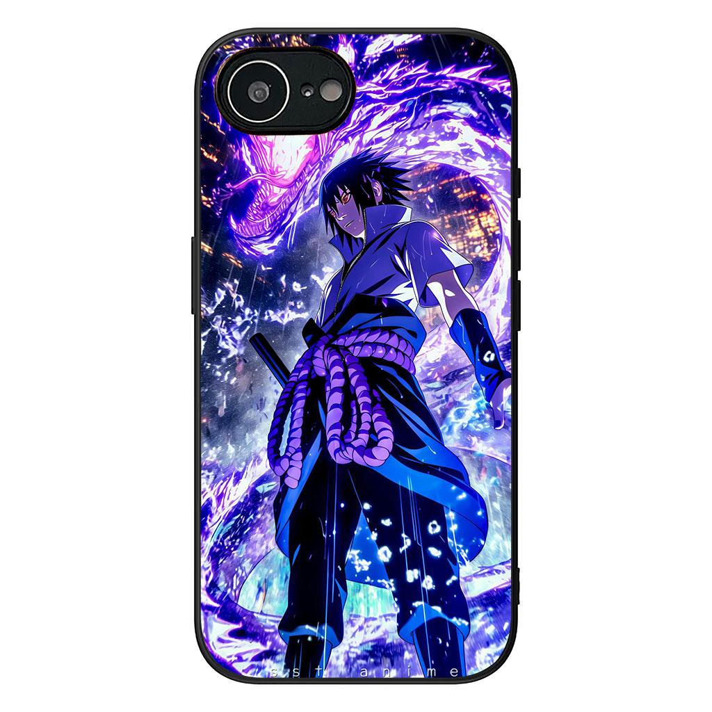 Мультяшный чехол с Учихой Саске из Наруто для Samsung Galaxy A25 A37 A57 A12 A14 A31 A41 A50 A51 A70 A71 A72 A21S A04 M15 Note 20 9 8 10