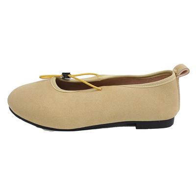 Модная женская обувь 2024 года, высококачественные осенние женские туфли на плоской подошве, повседневные туфли на плоской подошве для женщин с круглым носком и эластичной резинкой, мягкая женская обувь